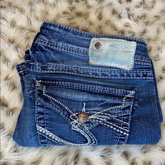 size 28 silver jeans